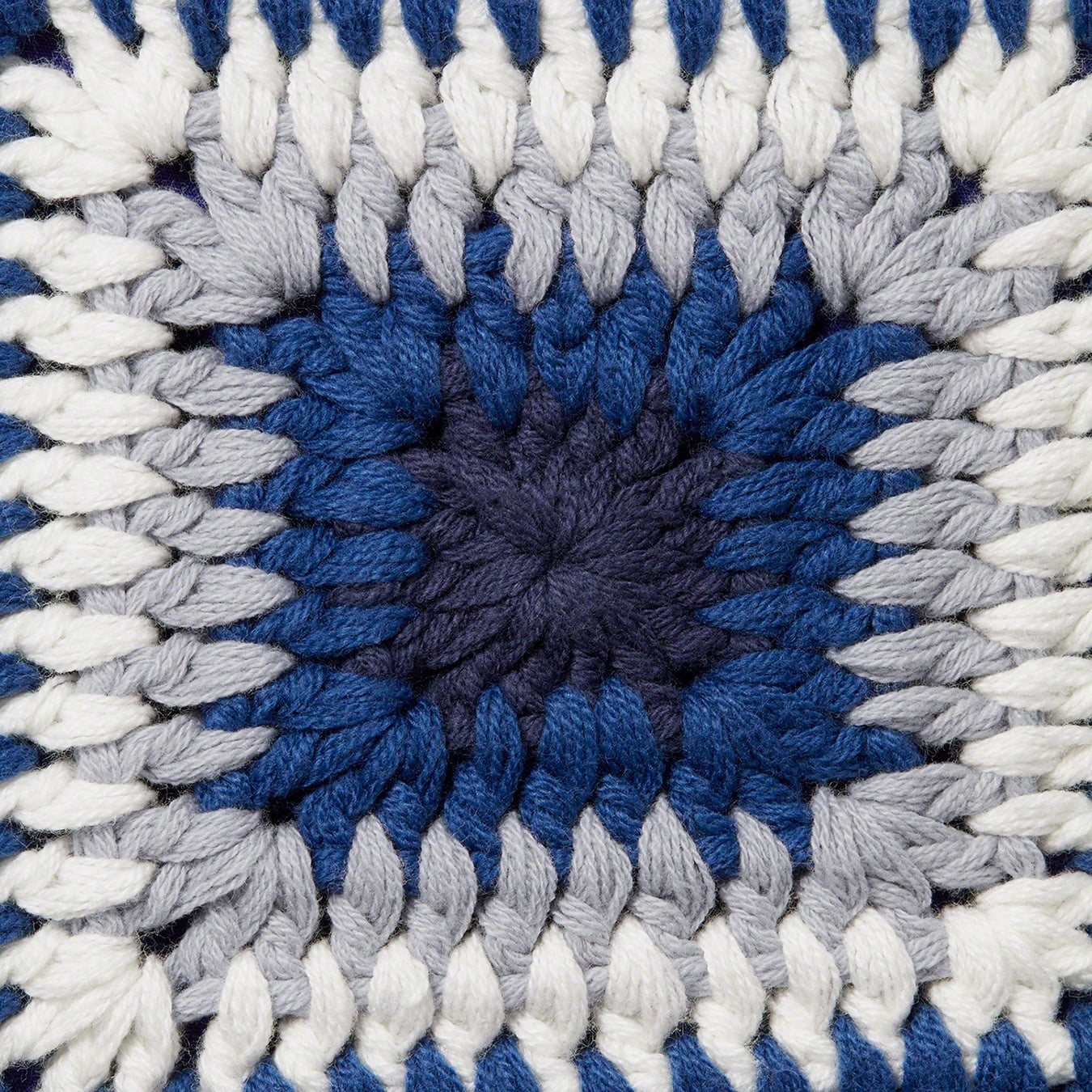 Crochet Hooded Zip Up Sweater view 9
